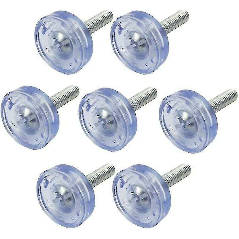Adjustable Furniture Levelers, M6 Thread Transparent Furniture Feet Glide Leveling Pads Leveler Tool Accessory For Table Chair Sofa Foot Leg Bottom Cu