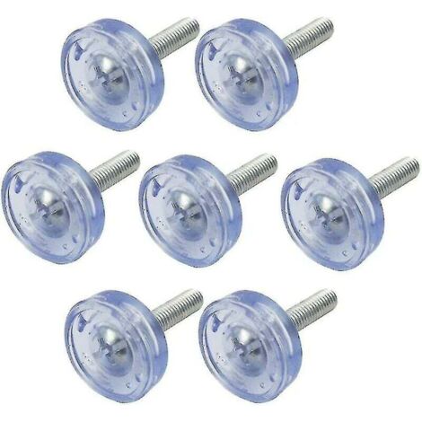 Adjustable Furniture Levelers, M6 Thread Transparent Furniture Feet Glide Leveling Pads Leveler Tool Accessory For Table Chair Sofa Foot Leg Bottom Cu