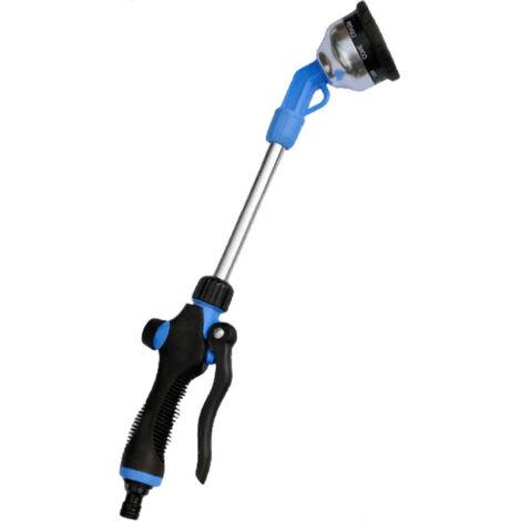 Adjustable Garden Hose Sprayer Wand with 16.7Inch Long Reach and Comfortable Grip for Lawn and Plants