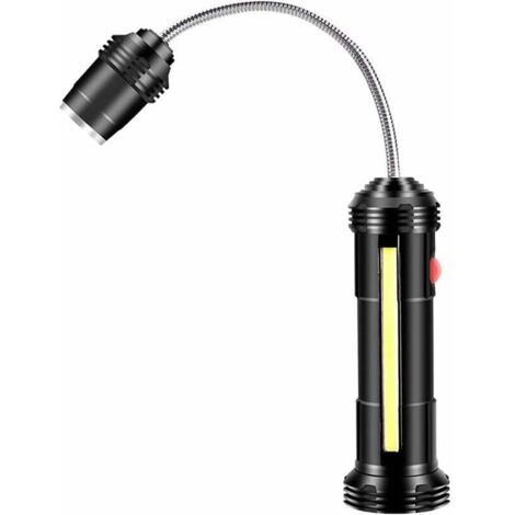 Adjustable Grill Light with USB Charging Function, Aluminum Alloy Grill Lamp, Grill Accessory, Weatherproof Outdoor Lighting for Camping, Picnics and Workshops