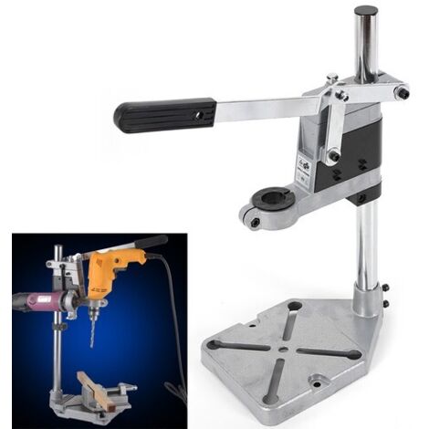 Adjustable Hand Drill Press Bench Stand Workbench Pillar Clamp Drilling Collet