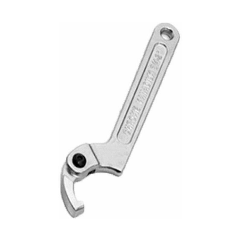 Adjustable Hook Wrench Chrome Vanadium 19-51mm C-Wrench Tool - Square Head 1