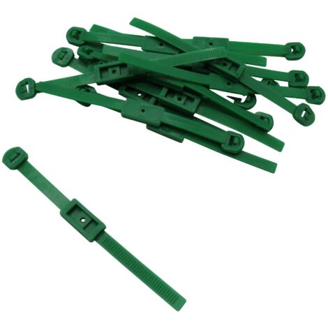 Adjustable Plant Support Cable Ties X60 (Tree Garden Tomatoe Plastic Climbing)