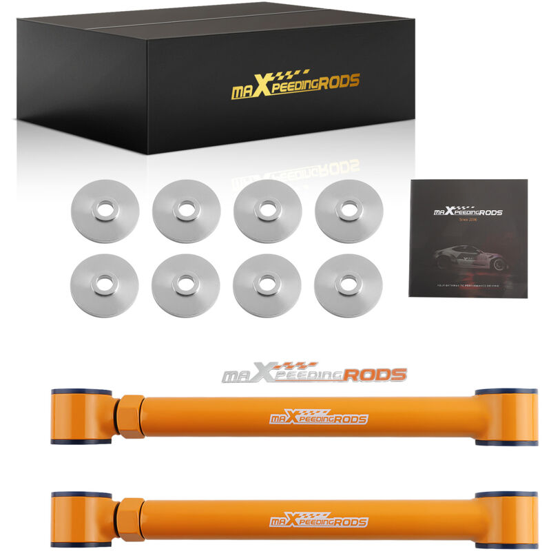 Maxpeedingrods - Adjustable Rear Lower Control Arms+spacers for Jeep Grand Cherokee wj 1999-2004