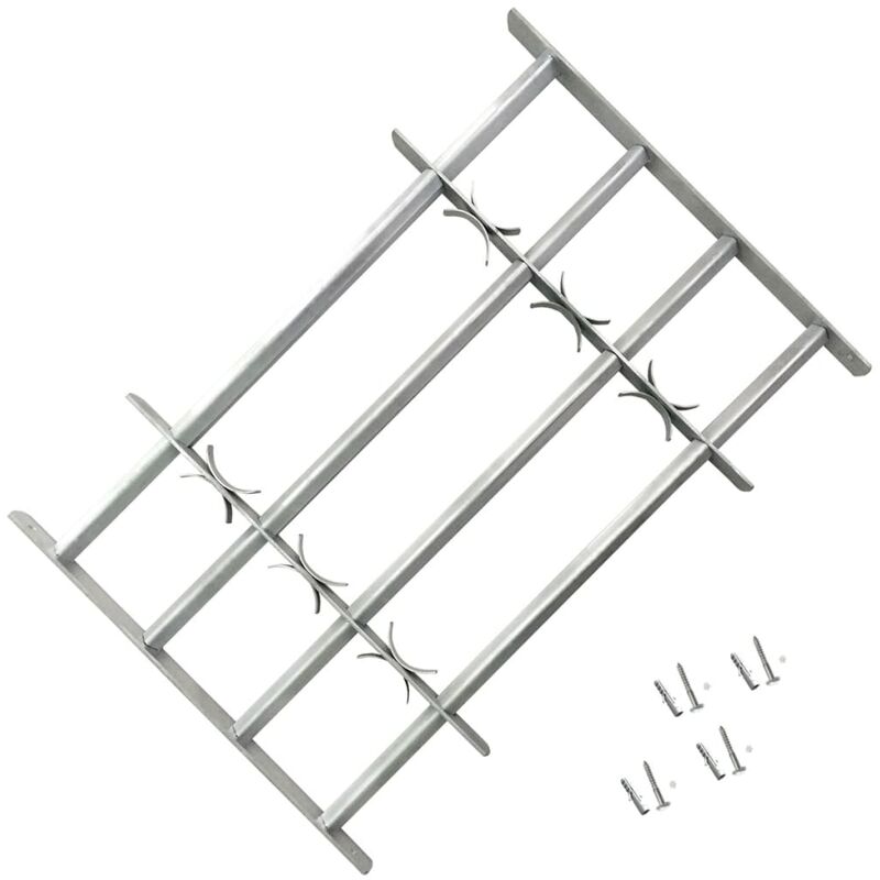 Adjustable Security Grille for Windows with 4 Crossbars 500-650 mm3361-Serial number