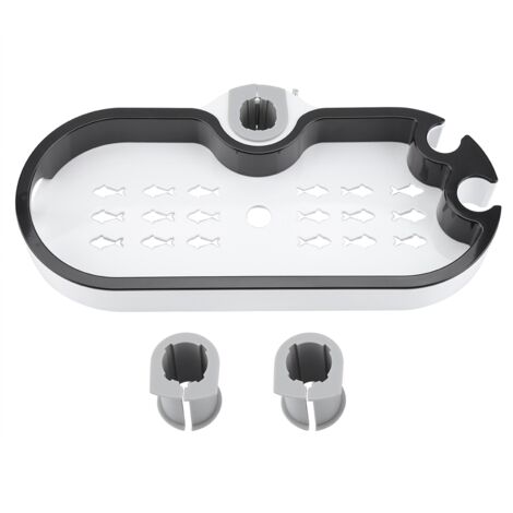 Adjustable Shampoo Soap Storage Shelf Organizer Shower Head Tray Bathroom Storage Rack