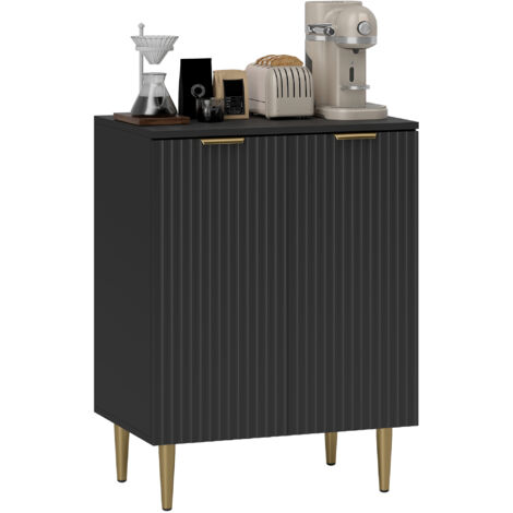 Adjustable Shelf Sideboard - Black