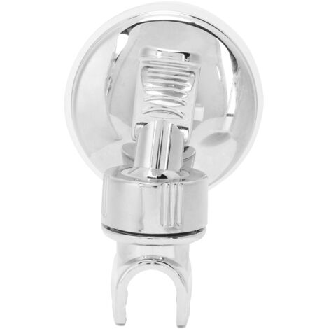 Adjustable Shower Head Holder Suction Cup Plating Shower Head Bracket for Bathroom Supplies