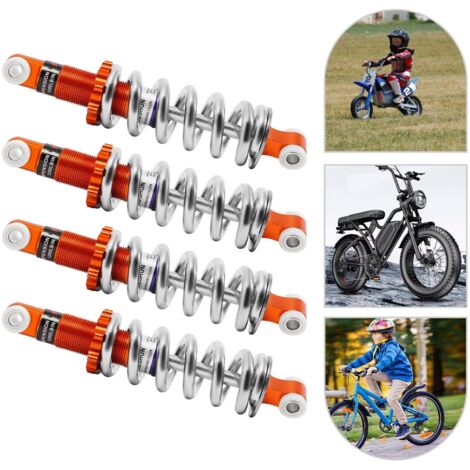 Adjustable Spring Shock Damper, Motorcycle Rear Shock Absorber, 4Pcs Motorcycle Shock Absorber