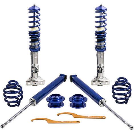 Adjustable Suspension Coilover Kit fit BMW E36 Cabrio Coupe Coilovers Shock Blue