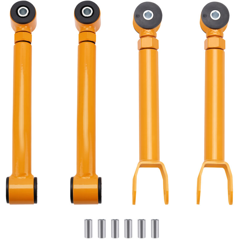 BFO - 4Pcs Front Upper & Lower Adjustable Control Arms for Jeep Cherokee xj 1986-2001