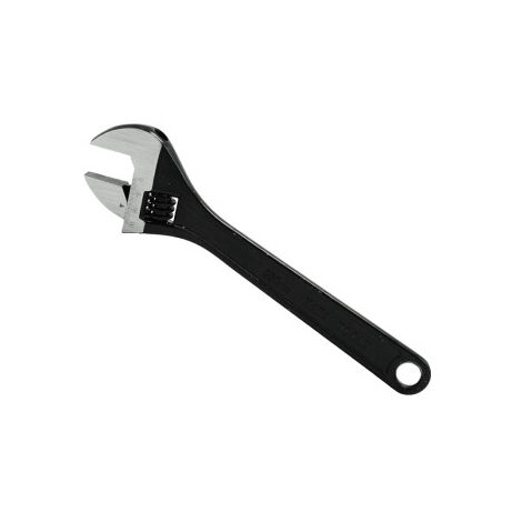 Adjustable wrench - 5 inches - easy adjustment - movable jaw - pre-set nozzle opening - 33 mm - phosphated body - finely ground head - high robustness (250 mm)