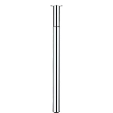 Adjustment Table Leg 710-1100mm Height Breakfast Bar Legs Worktop Desk Round Tube Table Leg Support Furniture Table Leg (Chrome Plated)