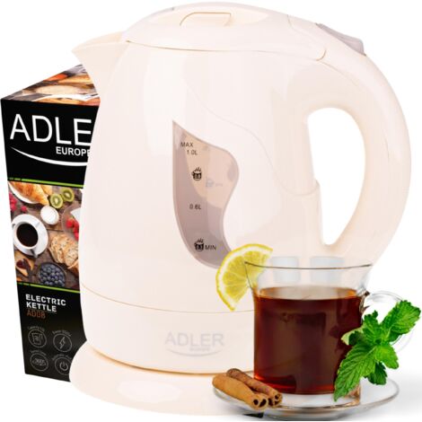ADLER AD 08 B 08B BOUILLOIRE ÉLECTRIQUE, 1 LITER, MULTICOLORE