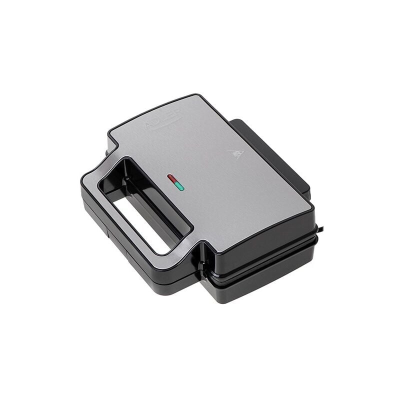 Image of Adler - ad 3073 tostapane tostapane sandwich argento - nero