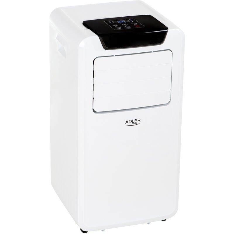 

Adler Aire Acondicionado Portátil, Temporizador, Control Temperatura, Pantalla LED, Mando Distancia 2600W Blanco