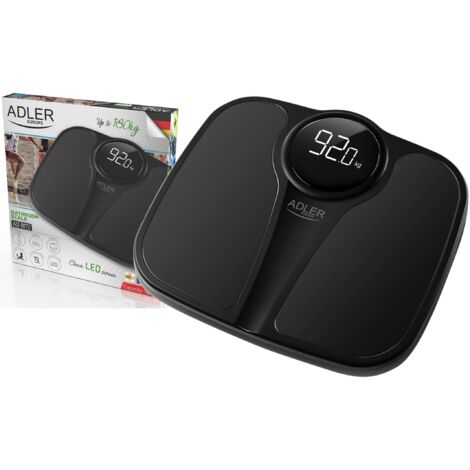 ADLER BADEZIMMERWAAGE  AD8172  SCHWARZ