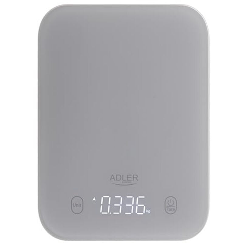 Balance de cuisine, capacité de 5 kg, nouveau design, mesure précise ad 3181 - Adler