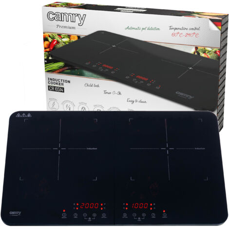 Adler-europe Camry CR 6514 plaque induction noire 60.5 cm