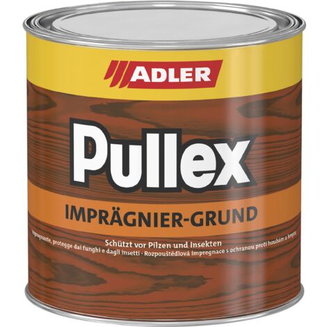 Adler Pullex Imprägniergrund - Grundierung Holz ideal zum Schutz vor Bläue, holzzerstörenden Pilzen und vorbeugend gegen Insekten, farblos 750ml