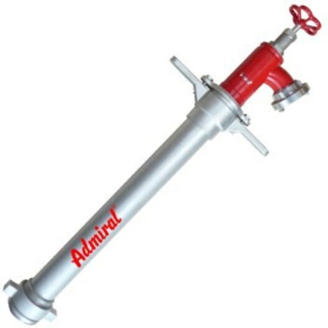 KLOTZ TECHNICS Admiral Hydrantenstandrohr STORZ Alu.DN 80 1xC-Abgang,1 Ventil - 1090AV-80-C