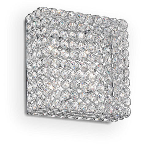 ADMIRAL PL4, Plafoniera con Cristalli, Ideal Lux