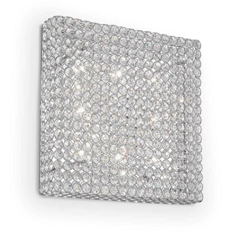 

Ideal Lux Admiral - Luz de empotrar grande cuadrada de interior de 8 luces Cromado, G9