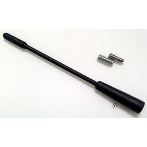 Adnauto – Antenne autoradio courte souple 14cm – Diamètre 5-6mm – Mât intérieur universel pour réception radio améliorée