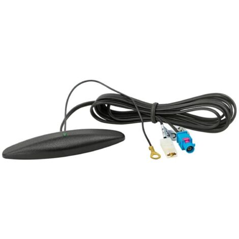 Adnauto – Antenne intérieure pour voiture AM FM – Câble 2,20m – Connexion Fakra M – Réception optimale sur pare-brise