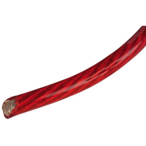 Adnauto – Câble d'alimentation 25mm² – Longueur 1m – Couleur rouge – Connexion robuste pour applications électriques - 25mm2