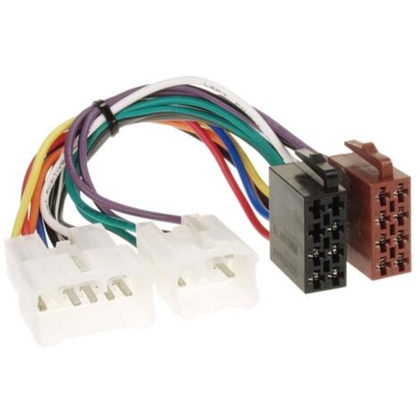 Adnauto – Faisceau ISO autoradio adaptateur pour Daihatsu Lexus Toyota VW – Connectivité optimale pour systèmes audio – Installation facile