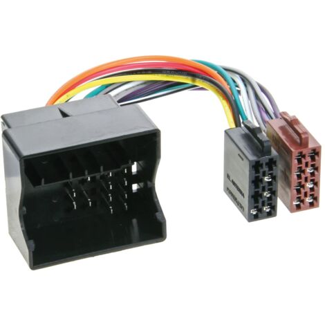 Adnauto – Faisceau ISO autoradio compatible Renault 09-19 – Quadlock sur alimentation ISO – 4 haut-parleurs – Liste de compatibilité