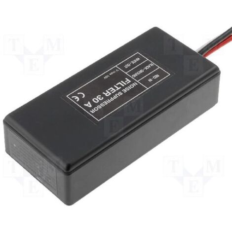Adnauto – Filtre radio anti parasite 30A – Récepteur radio pour motorisation – Protection contre interférences – Installation facile