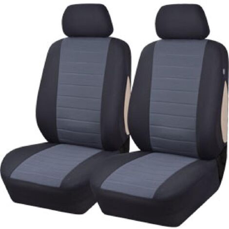 Adnauto – Housse de chaise velours noir – Épaisseur 4 mm – Compatible airbags latéraux – Confort optimal et durabilité
