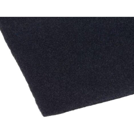 Adnauto – Moquette acoustique noire 1.4x0.7m – Surface adhésive pour installation facile – Améliore l'acoustique des espaces – Pour car audio