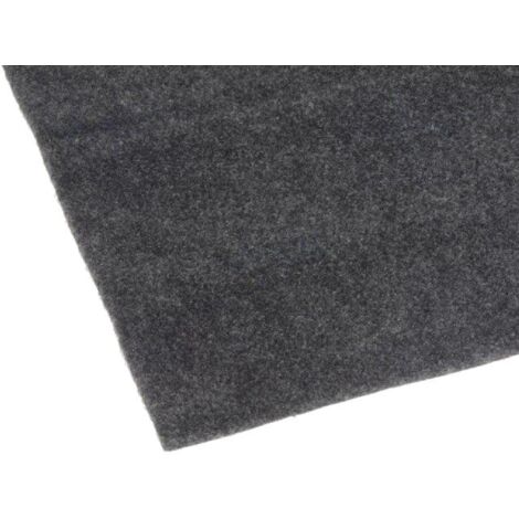 Adnauto – Moquette de sol en dalle adhésive 1.4x0.7m anthracite – Isolation acoustique pour projets de car audio – Réduction du bruit efficace