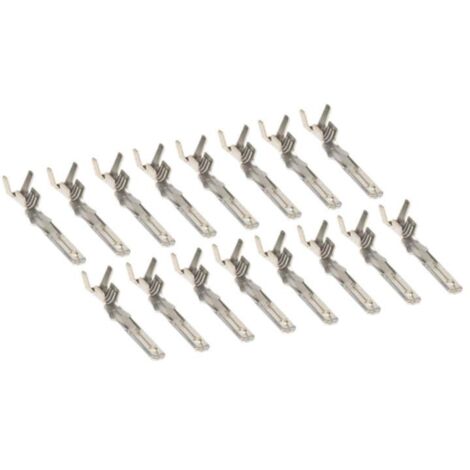 Adnauto – Pack de 100 cosses à sertir 2.8mm – Connecteurs ISO mâles – Section 0.5 à 1mm² – Plaquage doré pour connexion fiable