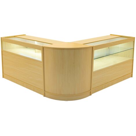 Adonis LED Shop Counter Set B1200, C1200 & CM60 - Maple
