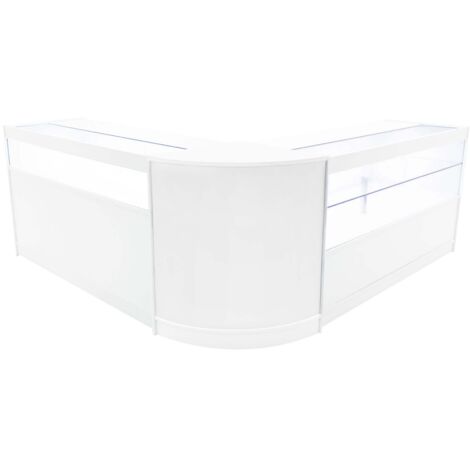Adonis LED Shop Counter Set B1500, C1500 & CM60 - White