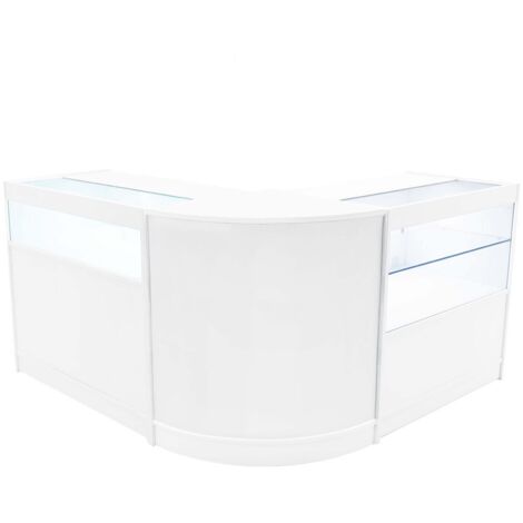 Adonis LED Shop Counter Set B900, C900 & CM60 - White