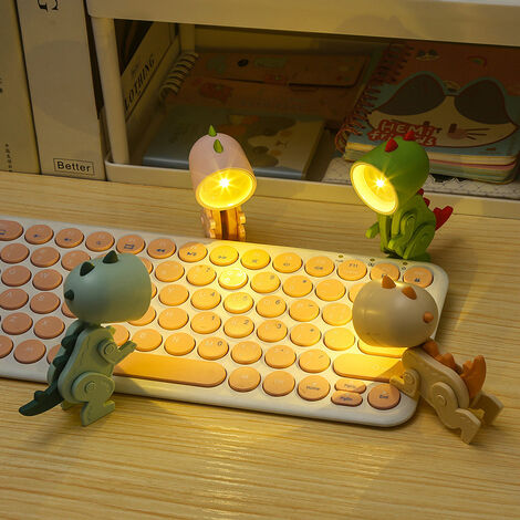 Adorable atmosphère lumière led mini mignon ins jouet décoration de table dessin animé dinosaure cadeau veilleuse 9.8 5.1CM