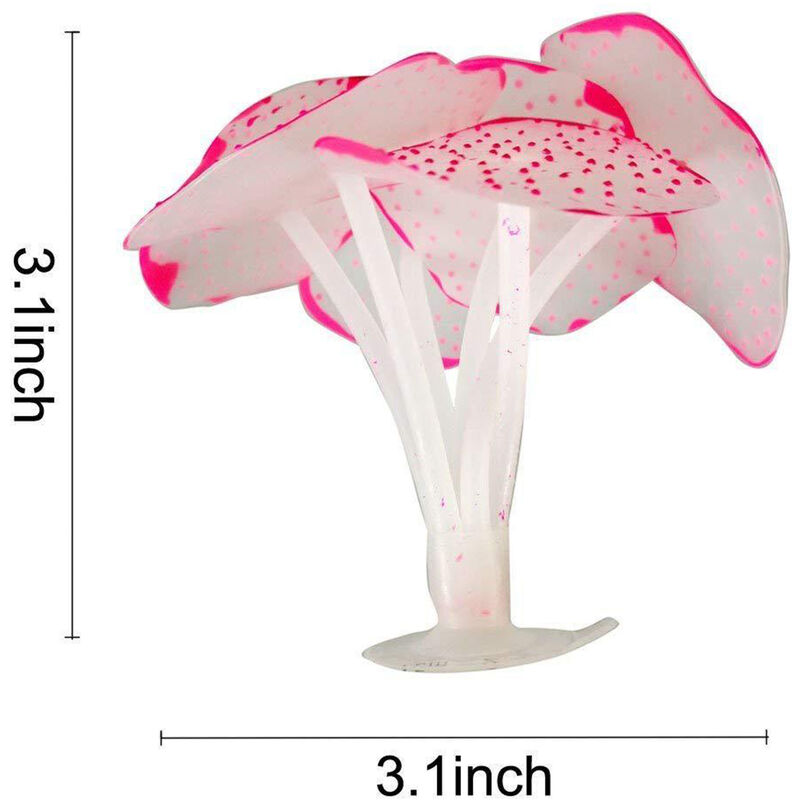 

Adorno de acuario de 4 piezas, forma de planta de coral artificial, para decoracion de paisaje de acuario de pecera,Tipo A