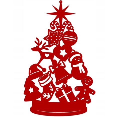 Adorno navideño 18 £, adorno perforado para árbol de Navidad