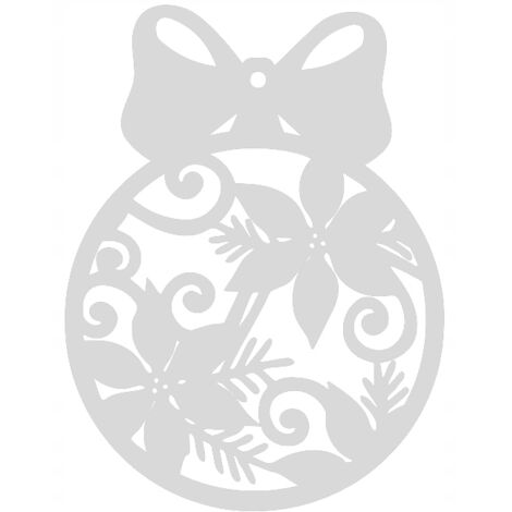 Adorno navideño calado, 16 £, decoración navideña