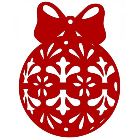 Adorno navideño calado 17 £, decoración navideña