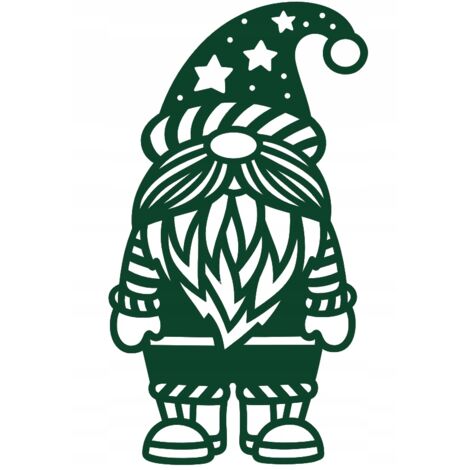 Adorno navideño con forma de gnomo, decoración navideña con forma de gnomo.