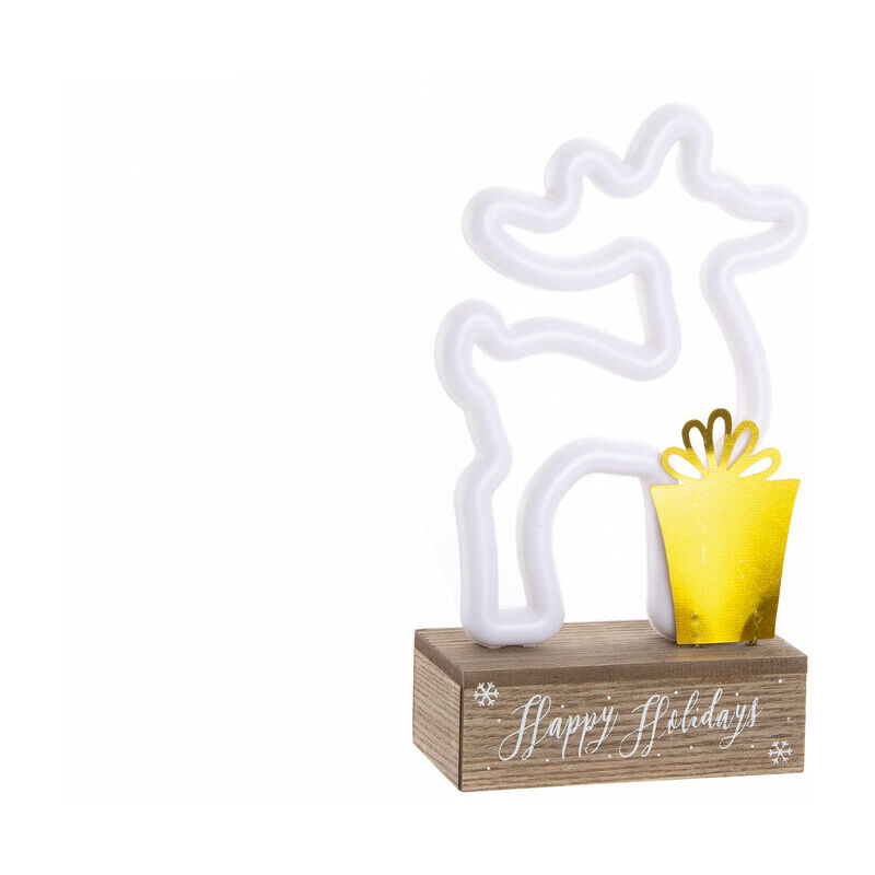 

Adorno Navideño DKD Home Decor Blanco LED Reno