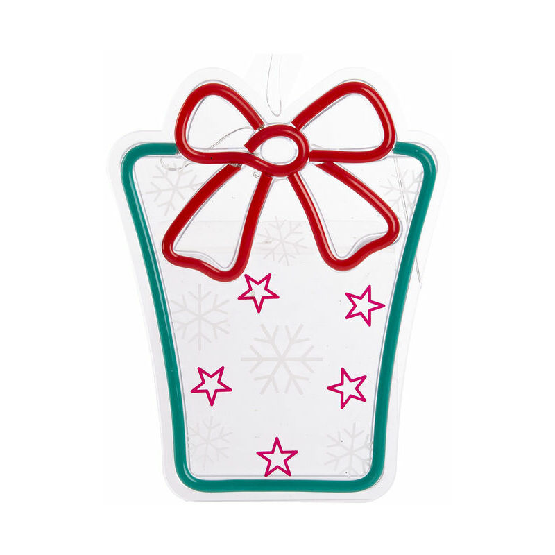 

Adorno Navideño DKD Home Decor Caja De Regalo Verde LED