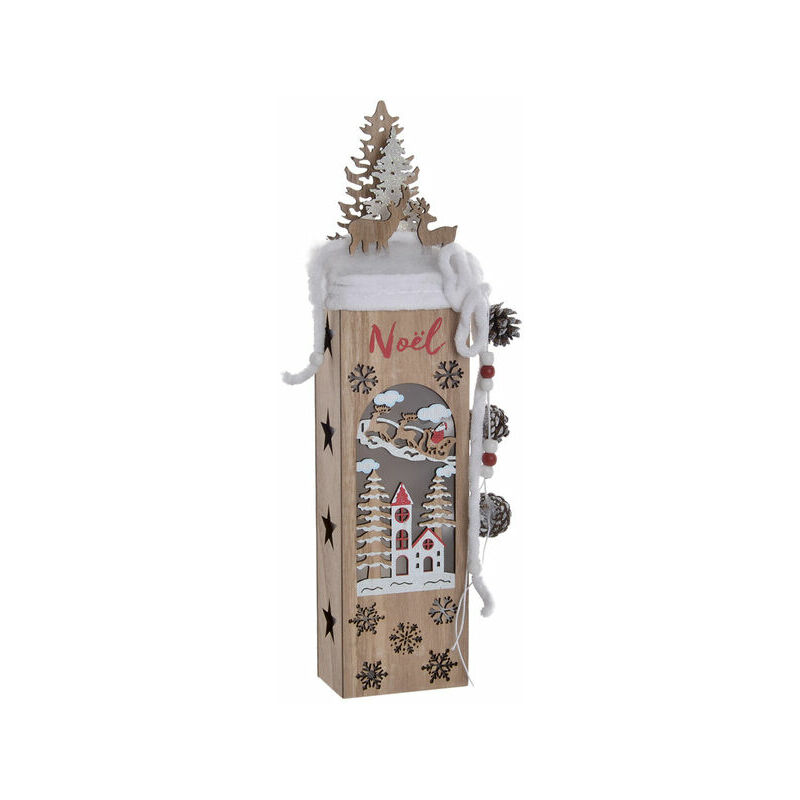 

Adorno Navideño DKD Home Decor Papá Noel LED Natural