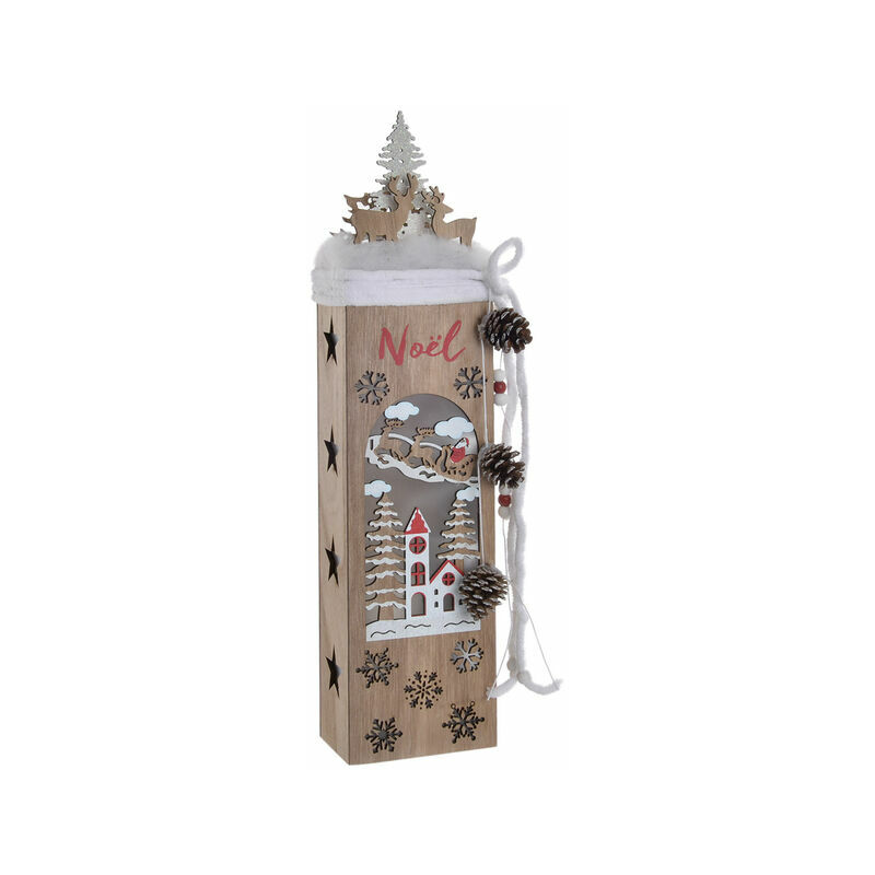 

Adorno Navideño DKD Home Decor Papá Noel LED Natural Árbol (9 x 6 x 41.5 cm)